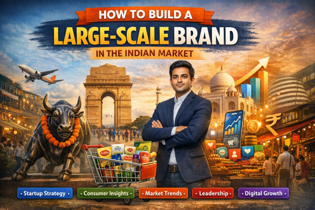 How to build a large-scale brand in the Indian market?